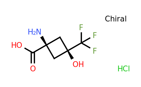 1426243-43-7 | cis-1-amino-3-hydroxy-3-(trifluoromethyl)cyclobutanecarboxylic acid;hydrochloride