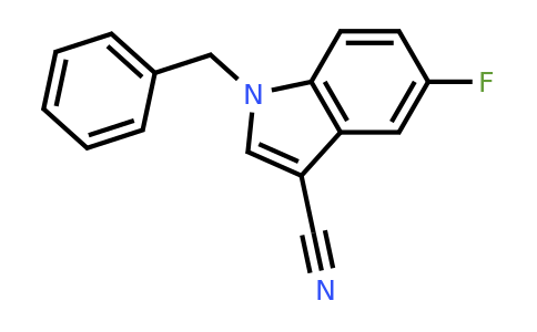 1-Benzyl-5-fluoro-1H-indole-3-carbonitrile