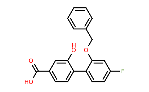 1426958-39-5 | 4-[2-(Benzyloxy)-4-fluorophenyl]-3-hydroxybenzoic acid