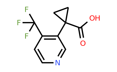 1427024-29-0 | 1-[4-(Trifluoromethyl)-3-pyridyl]cyclopropanecarboxylic acid
