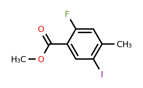 1427195-21-8 | Methyl 2-fluoro-5-iodo-4-methylbenzoate
