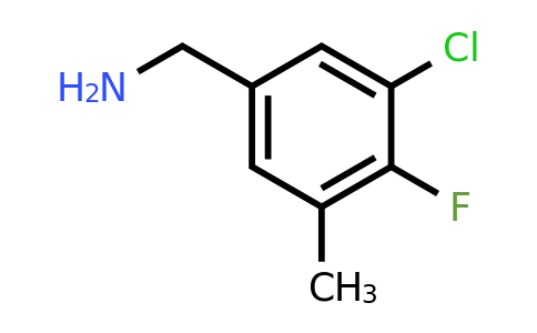 1427327-51-2 | 3-Chloro-4-fluoro-5-methylbenzylamine
