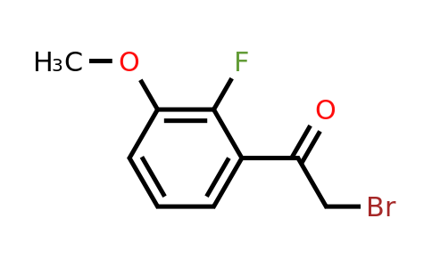 1427363-68-5 | 2-Bromo-1-(2-fluoro-3-methoxyphenyl)ethanone