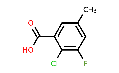 1427373-69-0 | 2-Chloro-3-fluoro-5-methylbenzoic acid