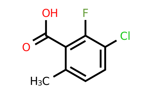 1427382-13-5 | 3-Chloro-2-fluoro-6-methylbenzoic acid
