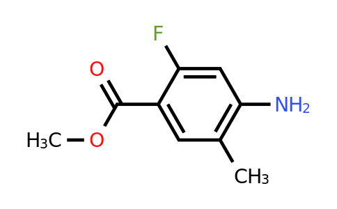 1427398-87-5 | Methyl 4-amino-2-fluoro-5-methylbenzoate