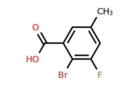 1427404-93-0 | 2-Bromo-3-fluoro-5-methylbenzoic acid
