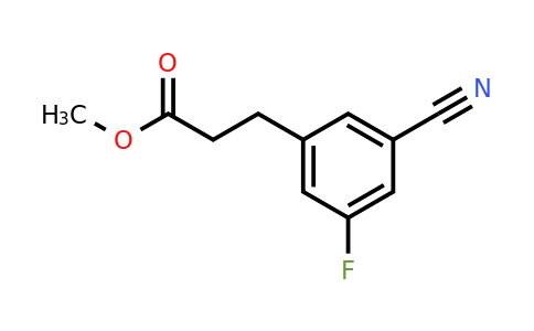 1427405-36-4 | Methyl 3-cyano-5-fluorophenylpropanoate