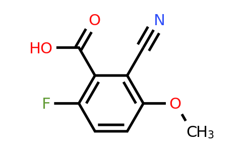 1427408-14-7 | 2-Cyano-6-fluoro-3-methoxybenzoic acid