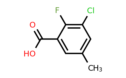 1427427-88-0 | 3-Chloro-2-fluoro-5-methylbenzoic acid