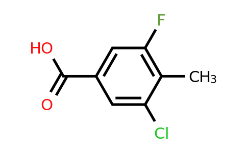 1427433-39-3 | 3-Chloro-5-fluoro-4-methylbenzoic acid