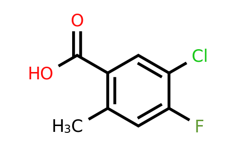 1427445-40-6 | 5-Chloro-4-fluoro-2-methylbenzoic acid