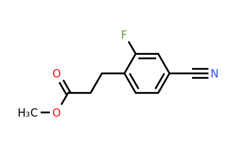 1427451-57-7 | Methyl 4-cyano-2-fluorophenylpropanoate