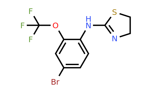 1427460-45-4 | N-[4-Bromo-2-(trifluoromethoxy)phenyl]-4,5-dihydro-1,3-thiazol-2-amine