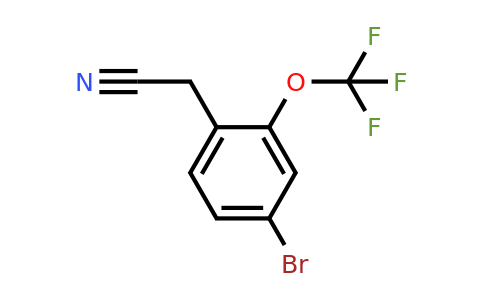 1427502-10-0 | 4-Bromo-2-(trifluoromethoxy)phenylacetonitrile
