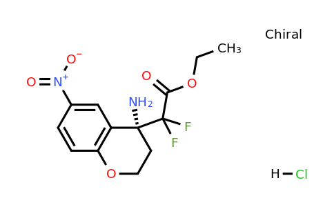 (R)-Ethyl 2-(4-amino-6-nitrochroman-4-yl)-2,2-difluoroacetate hydrochloride