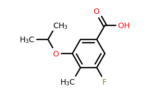 1429901-85-8 | 3-Fluoro-5-isopropoxy-4-methylbenzoic acid