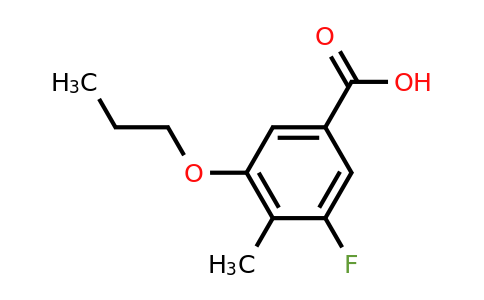 1429903-14-9 | 3-Fluoro-4-methyl-5-propoxybenzoic acid