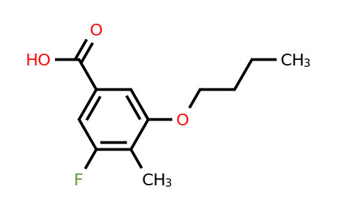1429903-47-8 | 3-Butoxy-5-fluoro-4-methylbenzoic acid