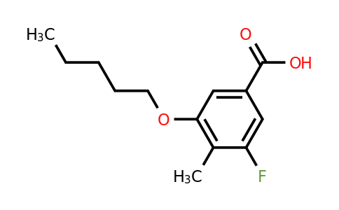 1429903-62-7 | 3-Fluoro-4-methyl-5-(pentyloxy)benzoic acid