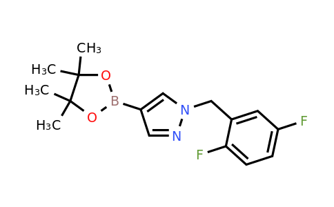 1430751-16-8 | 1H-Pyrazole, 1-[(2,5-difluorophenyl)methyl]-4-(4,4,5,5-tetramethyl-1,3,2-dioxaborolan-2-yl)-