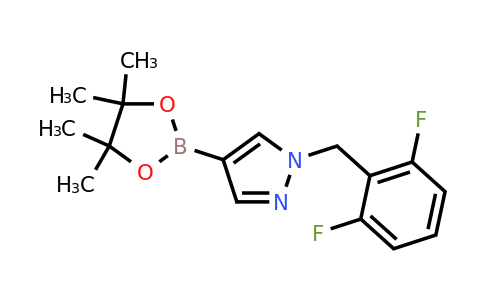1430751-18-0 | 1-[(2,6-Difluorophenyl)methyl]-4-(4,4,5,5-tetramethyl-1,3,2-dioxaborolan-2-yl)-1h-pyrazole