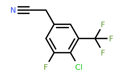 1431329-62-2 | 2-(4-Chloro-3-fluoro-5-(trifluoromethyl)phenyl)acetonitrile