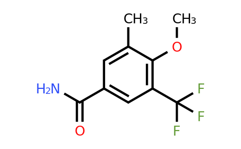 1431329-75-7 | 4-Methoxy-3-methyl-5-(trifluoromethyl)benzamide