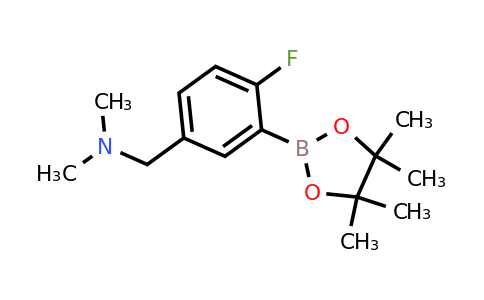 1431470-48-2 | 1-(4-Fluoro-3-(4,4,5,5-tetramethyl-1,3,2-dioxaborolan-2-yl)phenyl)-N,N-dimethylmethanamine