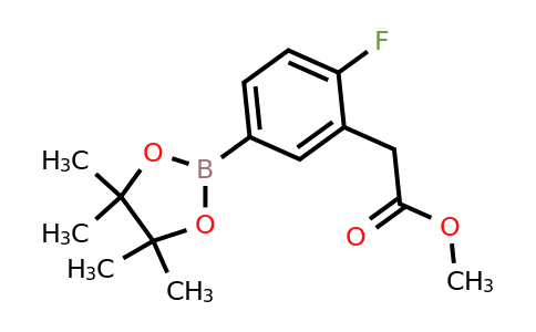 1431546-19-8 | Methyl 2-(2-fluoro-5-(4,4,5,5-tetramethyl-1,3,2-dioxaborolan-2-yl)phenyl)acetate