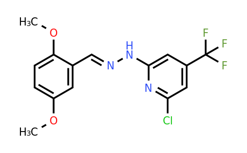 1431559-91-9 | N-(6-Chloro-4-trifluoromethyl-pyridin-2-yl)-N'-[1-(2,5-dimethoxy-phenyl)-meth-(E)-ylidene]-hydrazine