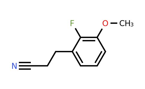 1432621-32-3 | 2-Fluoro-3-methoxyphenylpropanenitrile