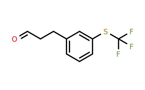 1432621-40-3 | (3-(Trifluoromethylthio)phenyl)propanal