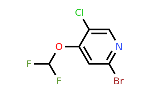 1432754-45-4 | 2-Bromo-5-chloro-4-(difluoromethoxy)pyridine
