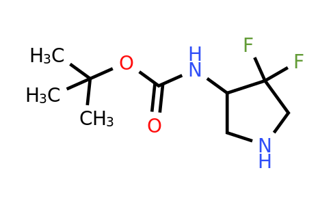 1434141-95-3 | tert-Butyl (4,4-difluoropyrrolidin-3-yl)carbamate