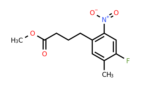 143655-55-4 | Methyl 4-(4-fluoro-5-methyl-2-nitrophenyl)butanoate