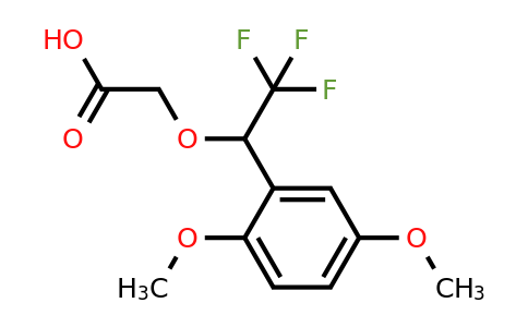 1437432-68-2 | 2-(1-(2,5-Dimethoxyphenyl)-2,2,2-trifluoroethoxy)acetic acid