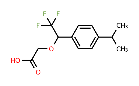 1437454-92-6 | 2-(2,2,2-Trifluoro-1-(4-isopropylphenyl)ethoxy)acetic acid