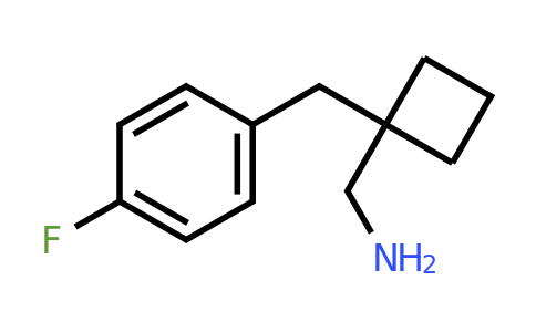 1439896-37-3 | (1-(4-Fluorobenzyl)cyclobutyl)methanamine