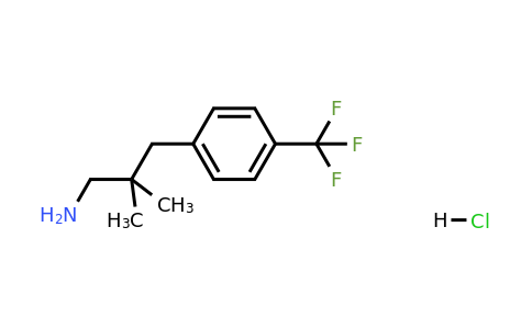 1439900-40-9 | 2,2-Dimethyl-3-(4-(trifluoromethyl)phenyl)propan-1-amine hydrochloride