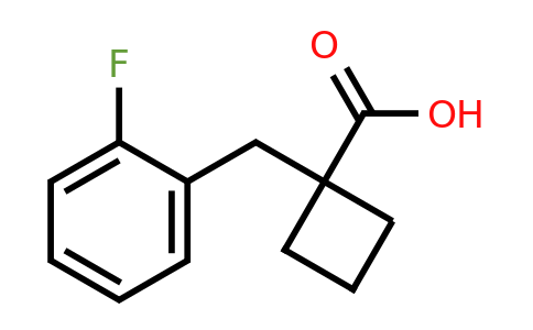 1439902-88-1 | 1-(2-Fluorobenzyl)cyclobutanecarboxylic acid