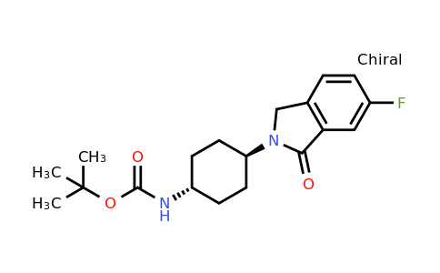 1439902-97-2 | tert-Butyl (trans-4-(6-fluoro-1-oxoisoindolin-2-yl)cyclohexyl)carbamate