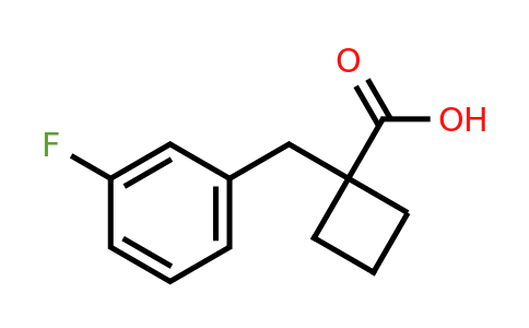 1439903-06-6 | 1-(3-Fluorobenzyl)cyclobutanecarboxylic acid