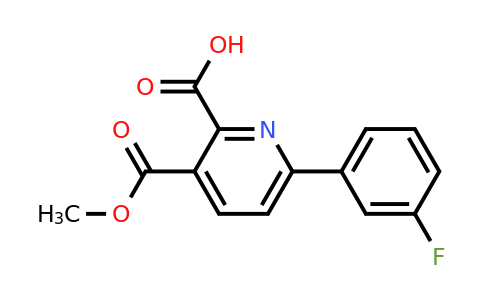 1443288-13-8 | 6-(3-Fluorophenyl)-3-(methoxycarbonyl)picolinic acid