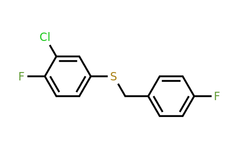 1443302-30-4 | (3-Chloro-4-fluorophenyl)(4-fluorobenzyl)sulfane