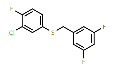 1443302-33-7 | (3-Chloro-4-fluorophenyl)(3,5-difluorobenzyl)sulfane