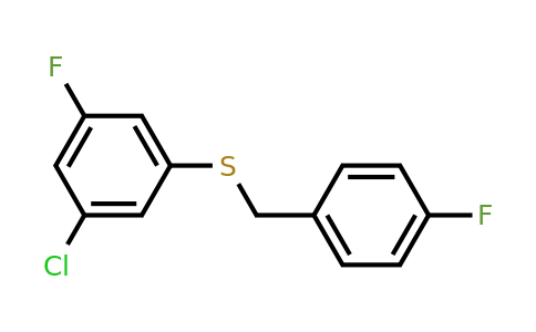 1443302-39-3 | (3-Chloro-5-fluorophenyl)(4-fluorobenzyl)sulfane