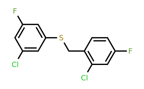 1443302-46-2 | (2-Chloro-4-fluorobenzyl)(3-chloro-5-fluorophenyl)sulfane