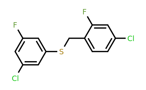 1443302-51-9 | (4-Chloro-2-fluorobenzyl)(3-chloro-5-fluorophenyl)sulfane