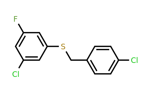 1443302-56-4 | (3-Chloro-5-fluorophenyl)(4-chlorobenzyl)sulfane